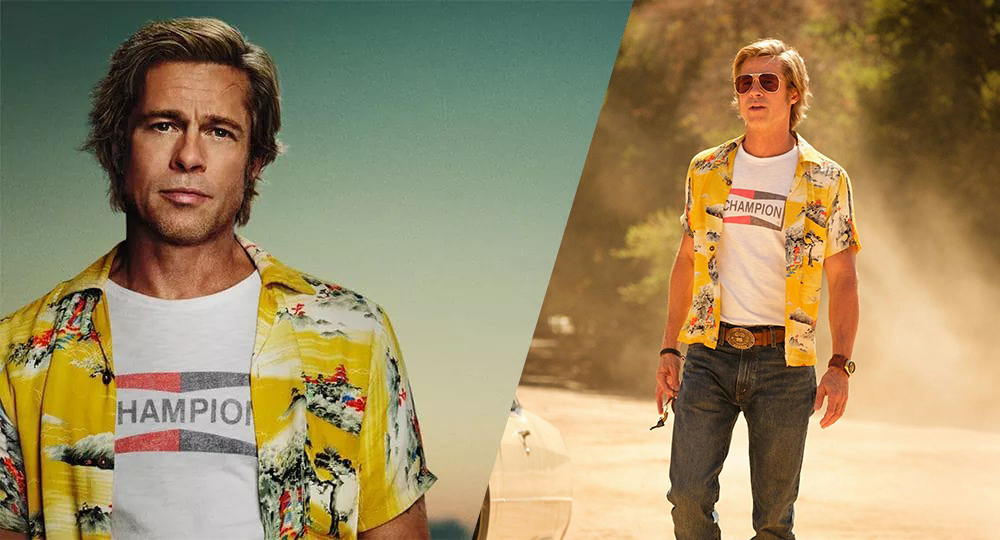 kubiek piek Verward Portez le même T-shirt Champion que Brad Pitt dans Once Upon a Time in  Hollywood